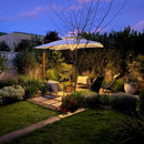 Quitasol Retráctil 3x3 m con Luz LED Solar Color Beige