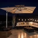 Quitasol Retráctil 3x3 m con Color Crema / Aluminio