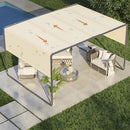 Pérgola Exterior Italiana 3x3 (Instalación Incluida)