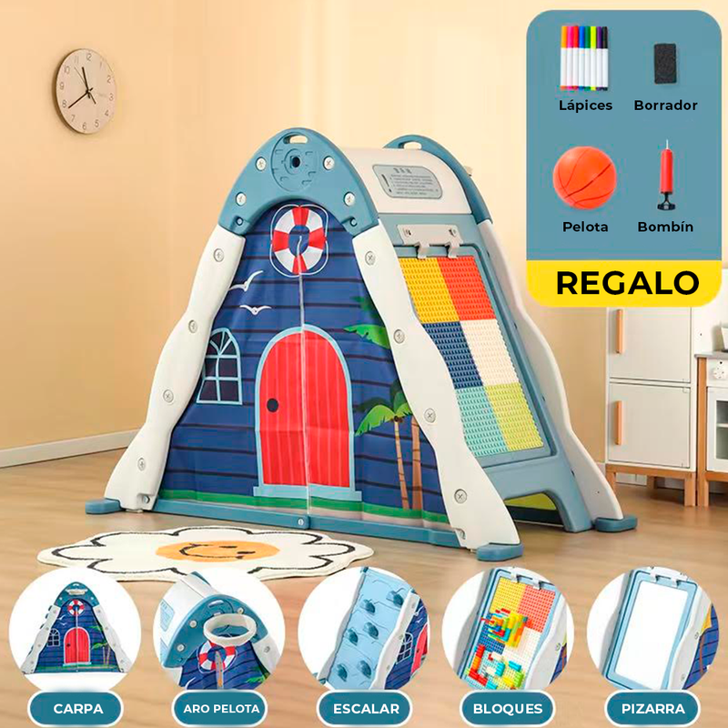 Casa de Juegos para niños Teepee Interactivo tipo "Cabaña"