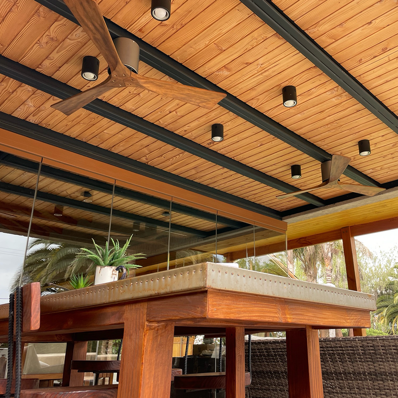 Ventilador de techo de madera 132cm (Color Driftwood)
