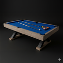 Mesa Multijuego 3 en 1 Premium: Pool y Ping Pong + Comedor