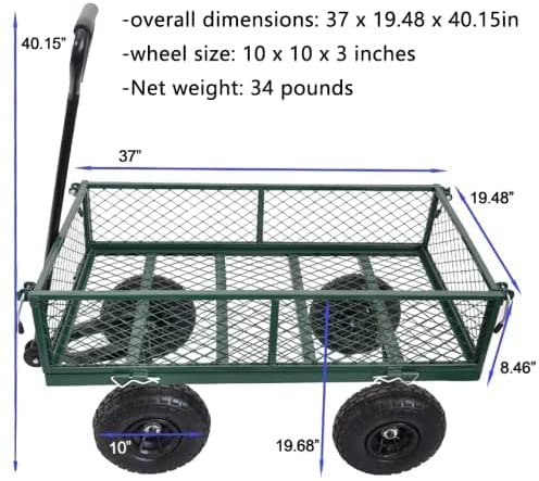 Carro Arrastre Modelo Bronco Multifunción 150kg