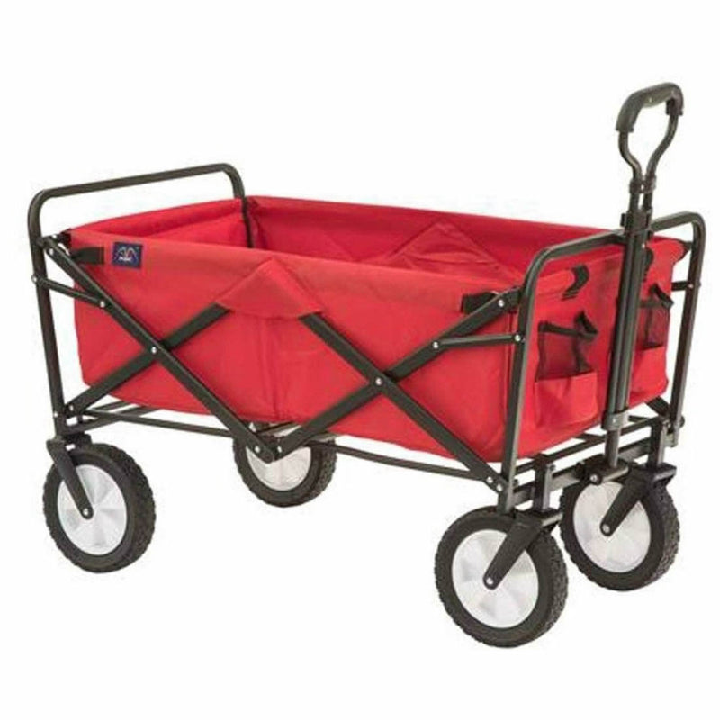 Carro de Lona Modelo City Plegable Rojo (60Kg)